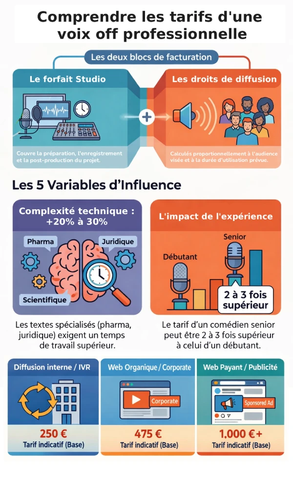 david joppart tarifs voix off